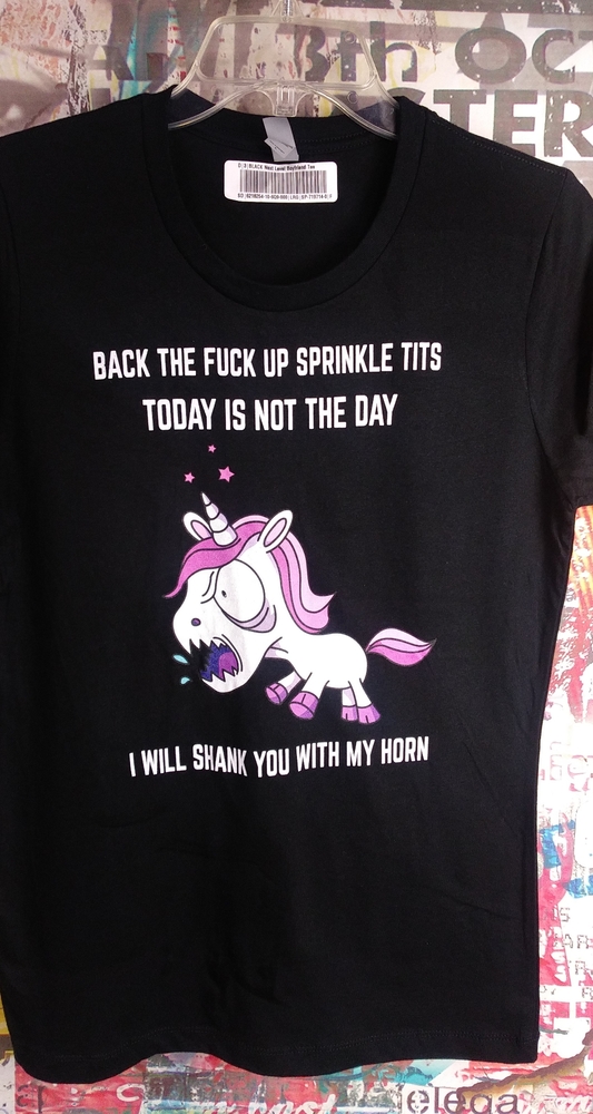 Unicorn back up  Shirt  funny and sassy